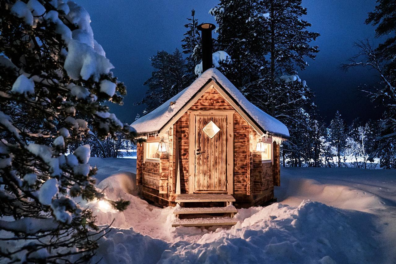סאריסלקה Polar Aurora Cabins מראה חיצוני תמונה